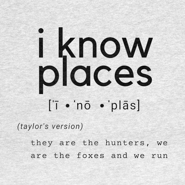 i know places by j__e